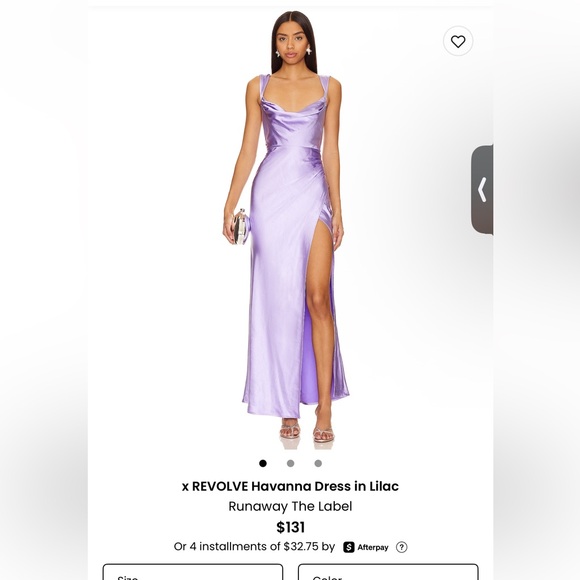 Purple runway the label dress - Picture 1 of 9